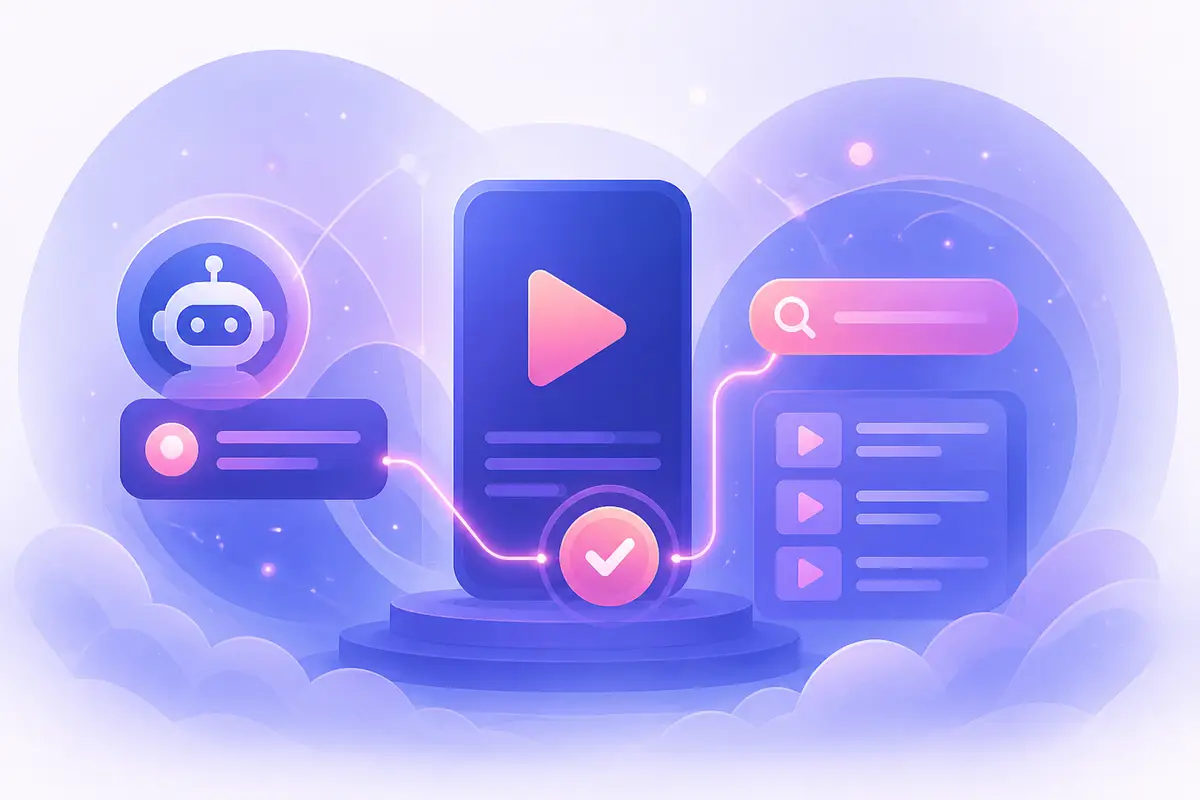 YouTube Shorts organised by clear topics to support search and continued discovery.