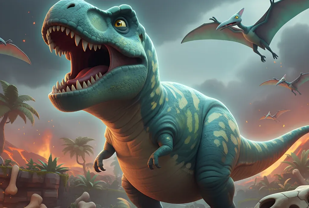 YouTube Faceless Video - Cartoon Theme Dinosaur Series