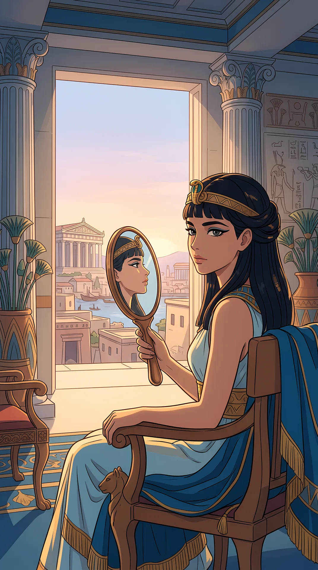 Bizarre History, Cleopatra wasn’t actually Egyptian, Scene 1, faceless video