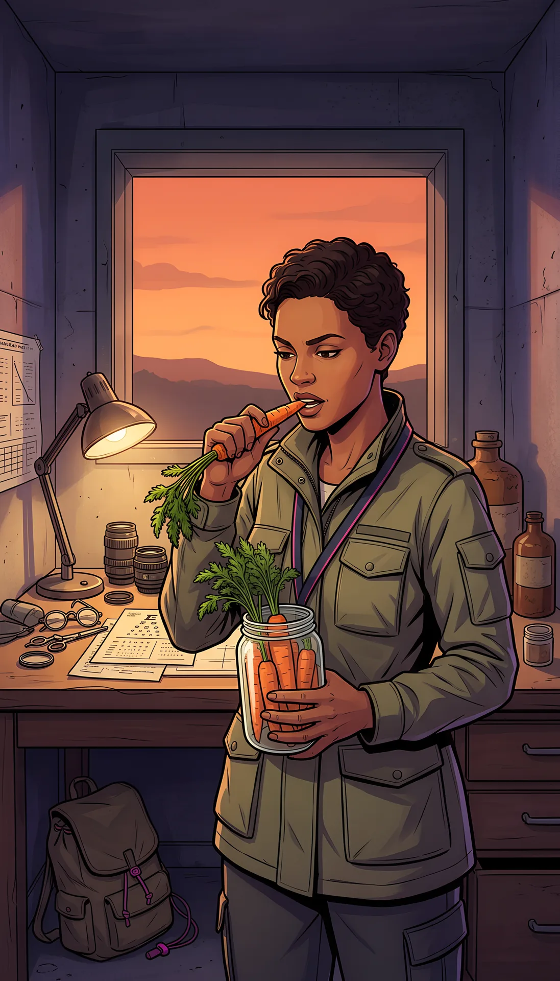 Myth or Fact? Do Carrots Help You See in the Dark? 1, Scene 2, faceless video