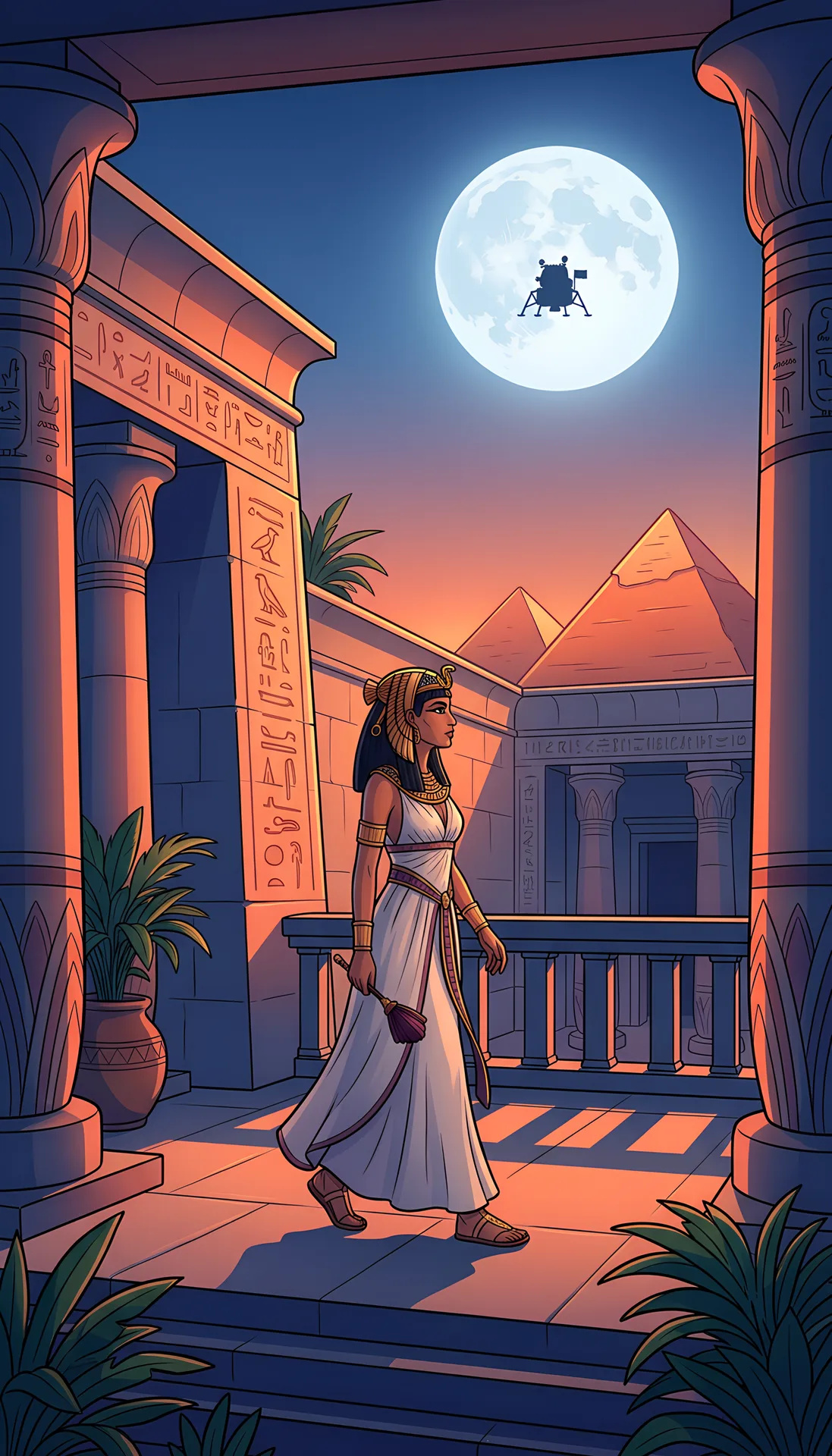 Myth or Fact? Was Cleopatra Closer to Apollo 11 Than the Great Pyramid?, Scene 4, faceless video