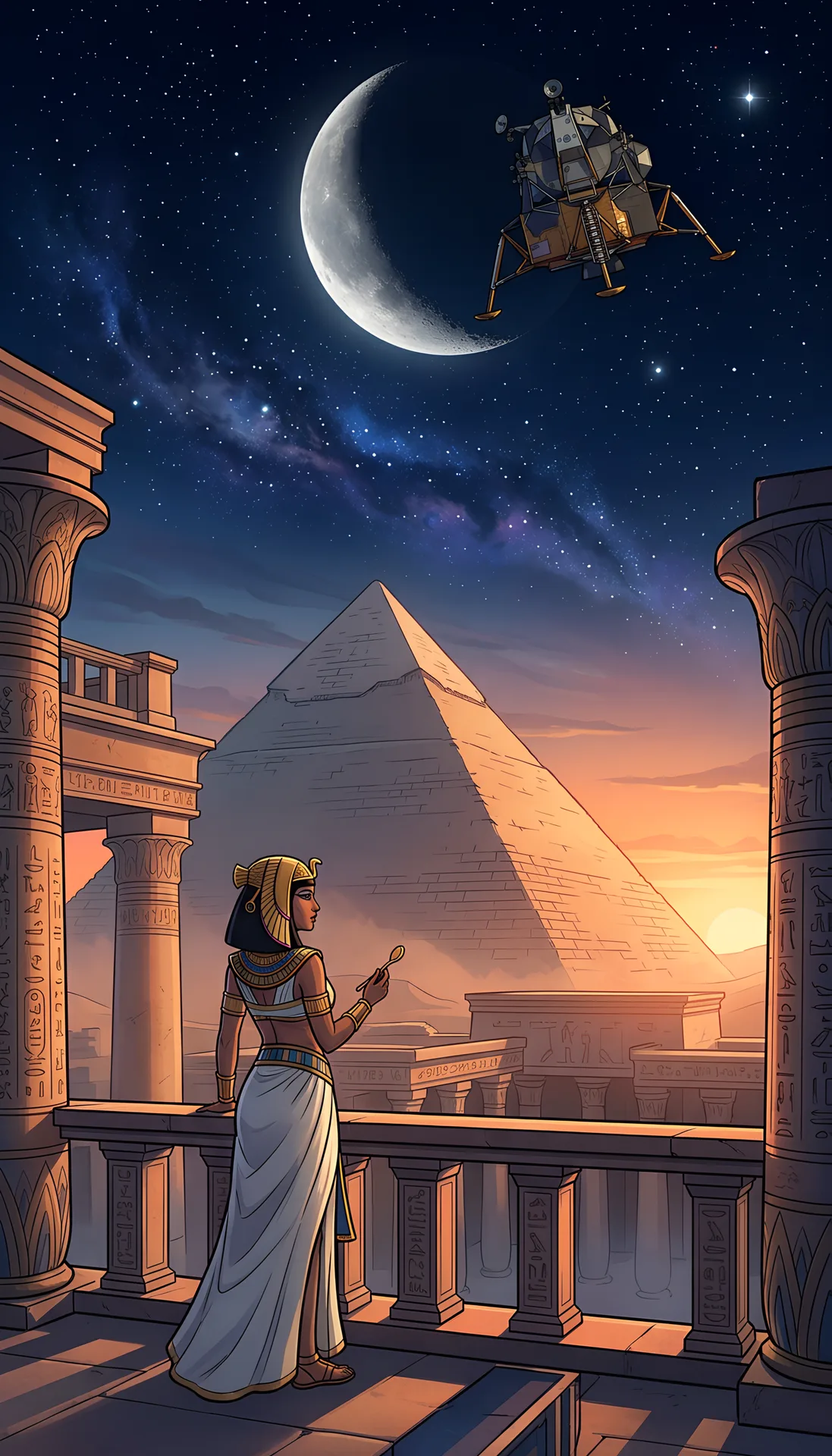 Myth or Fact? Was Cleopatra Closer to Apollo 11 Than the Great Pyramid?, Scene 1, faceless video