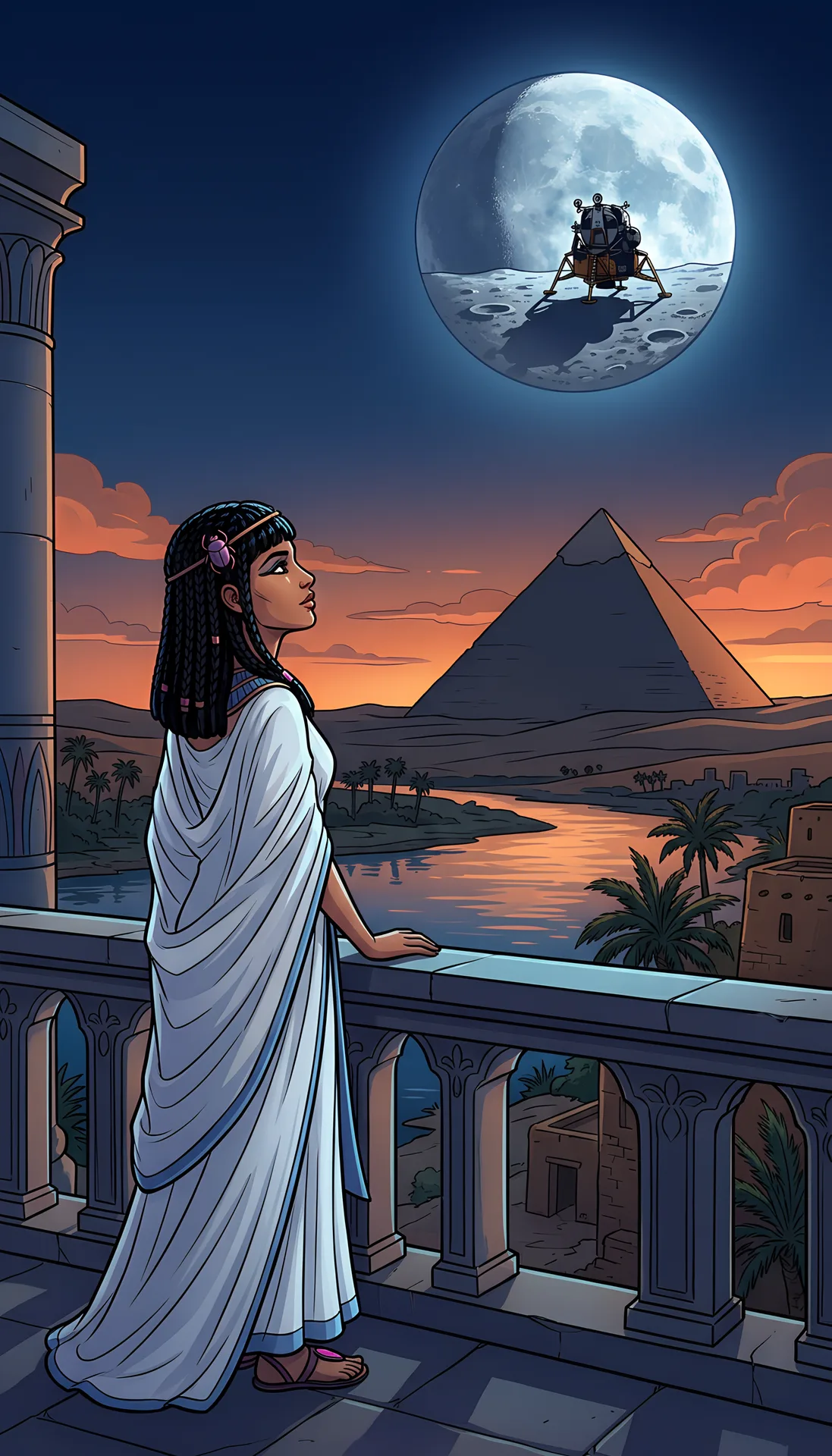 Myth or Fact? Was Cleopatra Closer to Apollo 11 Than the Great Pyramid?, Scene 6, faceless video